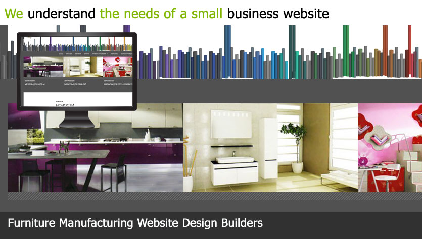 furniture manufacturing web design template site builder