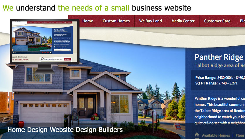 Home Remodel Contractor website designer